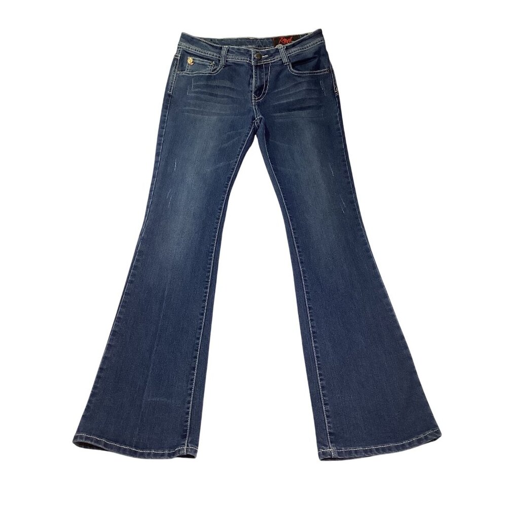Red Label London Women's Boot Cut Embellished Denim Jeans Size 9/10 - 30X33 Nice